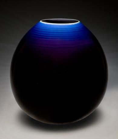 JAPANESE 20TH CENTURY LARGE VASE BY LNT TOKUDA YASOKICHI III<br><font color=red><b>SOLD</b></font>