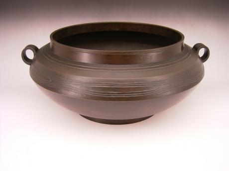 JAPANESE EARLY TO MID 20TH CENTURY BRONZE VASE BY HORI JOSHIN<br><font color=red><b>SOLD</b></font>